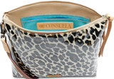 CONSUELA MONA BROWN LEOPARD DOWNTOWN CROSSBODY