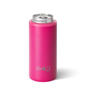 Swig Life Hot Pink Skinny Can Cooler (12oz)