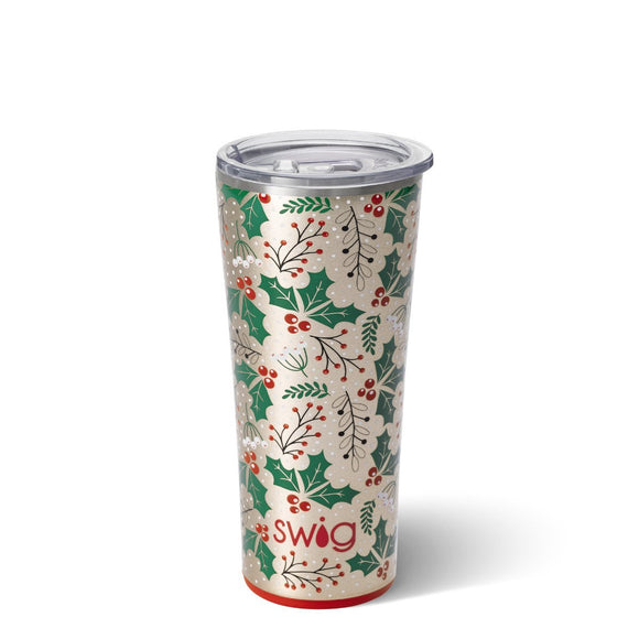 SWIG LIFE HOLLYDAYS STAINLESS STEEL INSULATED TUMBLER  (22oz)
