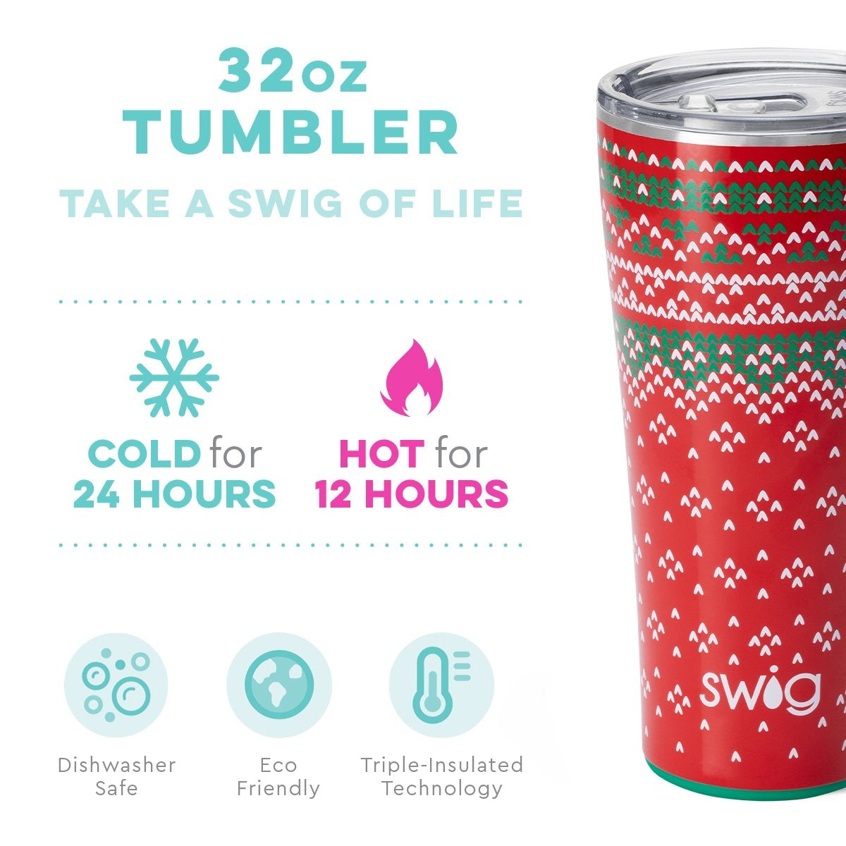 SWIG LIFE SWEATER WEATHER TUMBLER (32oz)